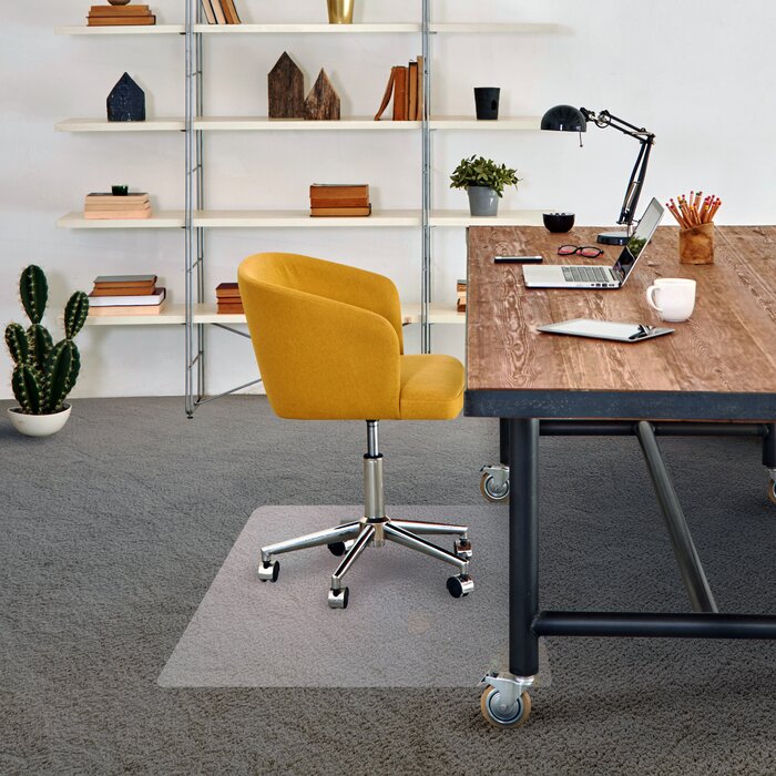 Floortex Ecotex High Pile Carpet Straight Rectangular Chair Mat
