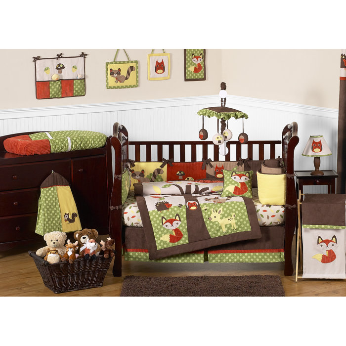 Forest Friends 9 Piece Crib Bedding Set Forest Friends 9 Piece Crib Bedding Set