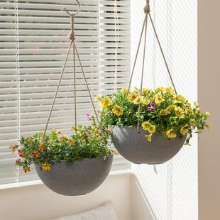 68" dual decks plant pot hanger colorful cotton rope for patio flower hanging B 