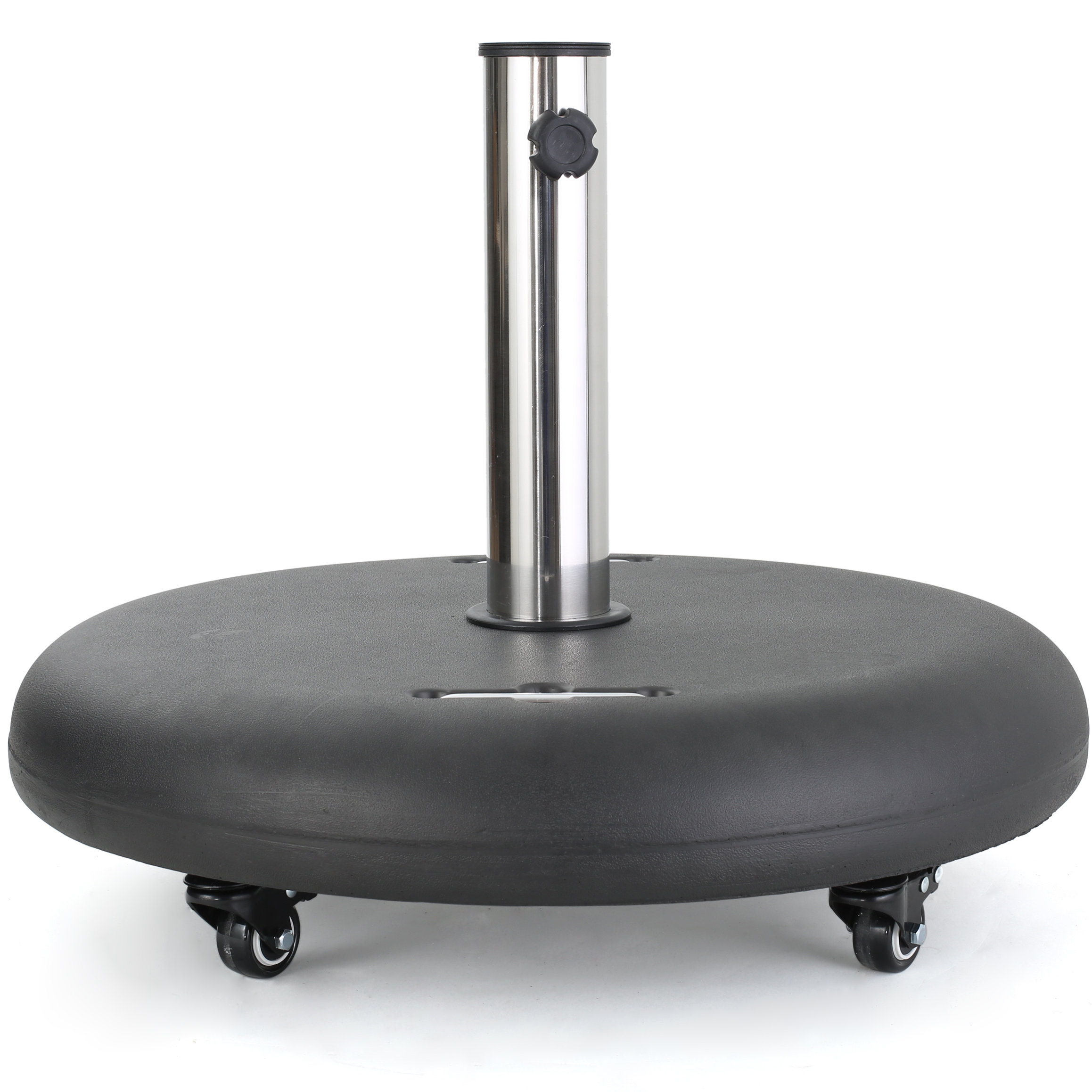 concrete umbrella base with wheels