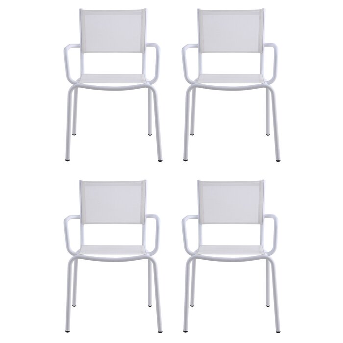 Latitude Run Ventura Stacking Patio Dining Chair Wayfair Ca