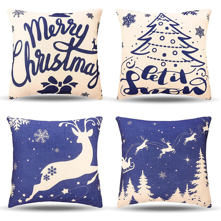 winter pillow covers