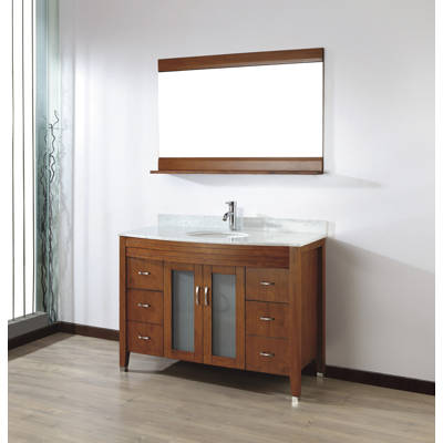 Canora Grey Schneider 63 Double Bathroom Vanity Set With Mirror