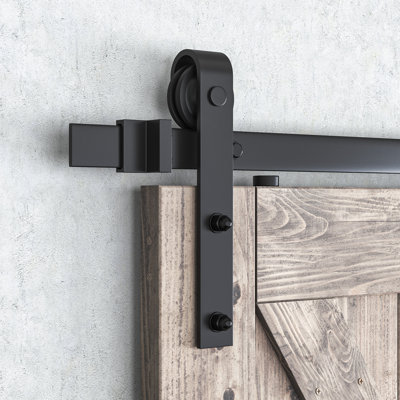 Standard Single Door Barn Hardware Kit (Not Include Door)