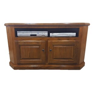 Cloninger Solid Wood Corner TV Stand For TVs Up To 55 Inches By Darby Home Co