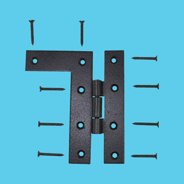 The Renovators Supply Inc Pair Flush H L Wrought Iron Cabinet