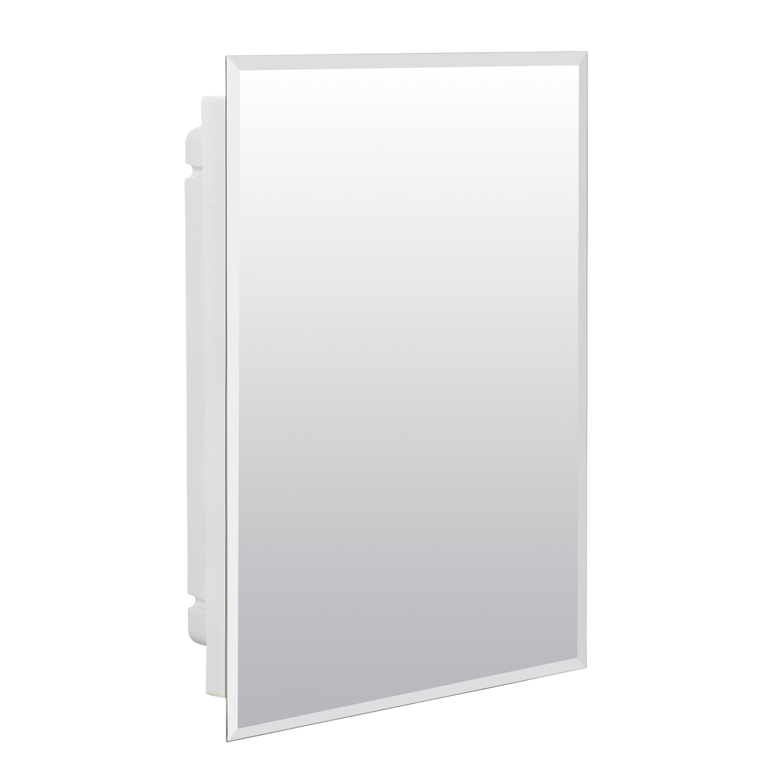 Winston Porter Lamberson 15 5 X 19 Recessed Frameless Medicine Winston Porter Lamberson 15 5 X 19 Recessed Frameless Medicine Cabinet With 2 Adjule Shelves Wayfair