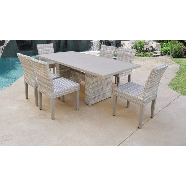 Sol 72 Outdoor Waterbury 7 Piece Outdoor Patio Dining Set Wayfair