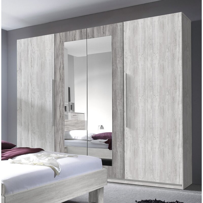 Mercury Row 4 Door Wardrobe Reviews Wayfair Co Uk