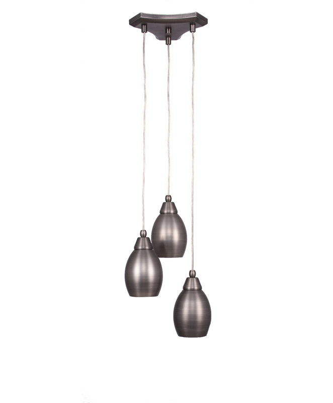 Red Barrel Studio Nessa 3 Light Cluster Bell Pendant Wayfair