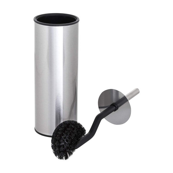 Toilet Tree Products Angled Bathroom Scrubber 15in H Free Standing Toilet Brush And Holder Reviews Wayfair