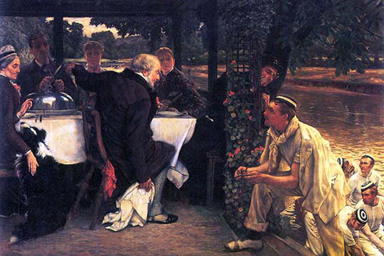 Buyenlarge The Prodigal Son In Modern Life The Fattened Calf By James Tissot Painting Print Wayfair