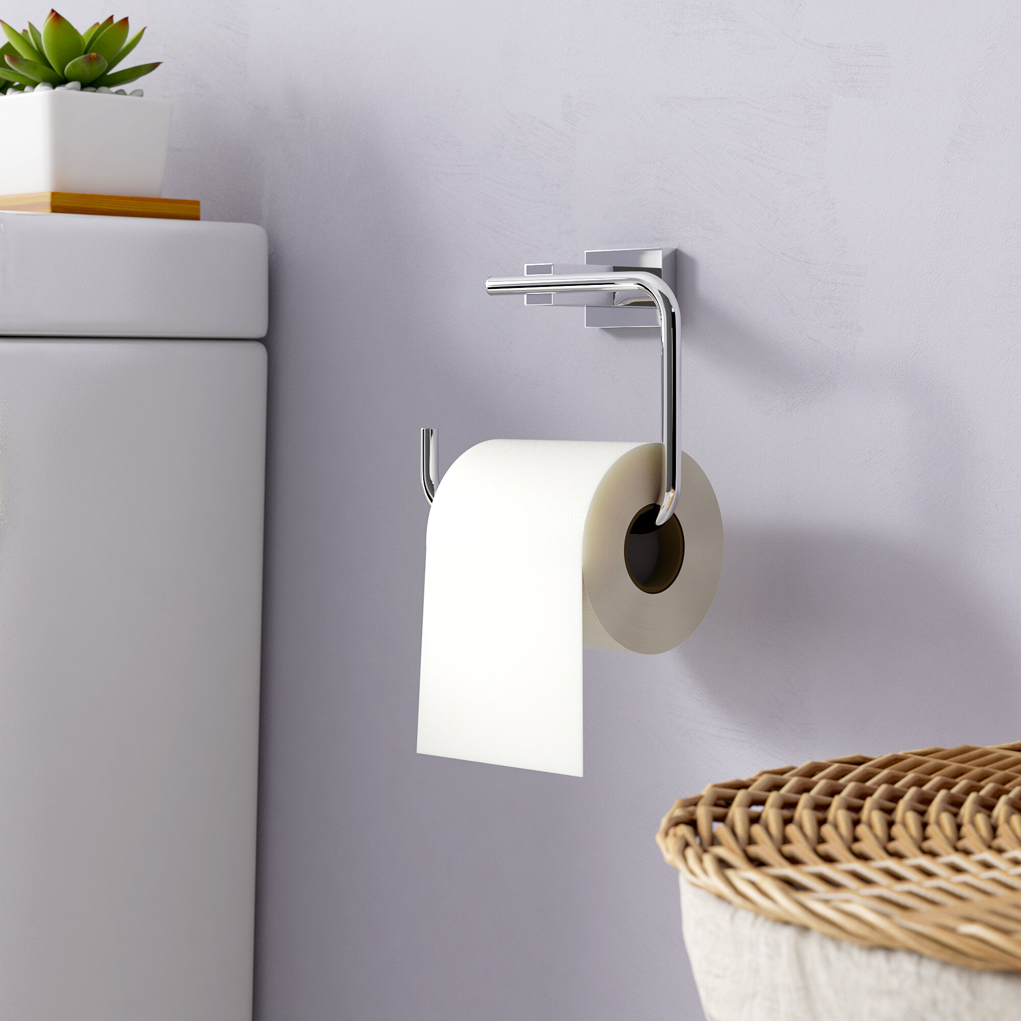 wall toilet roll holder