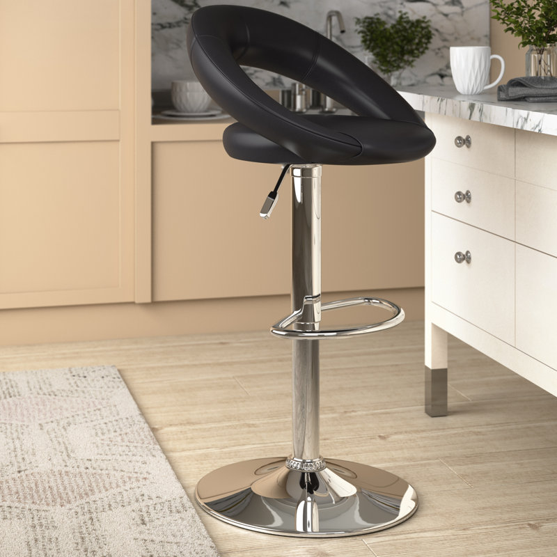 Metro Lane Basham Sorrento Height Adjustable Swivel Bar Stool Reviews Wayfair Co Uk
