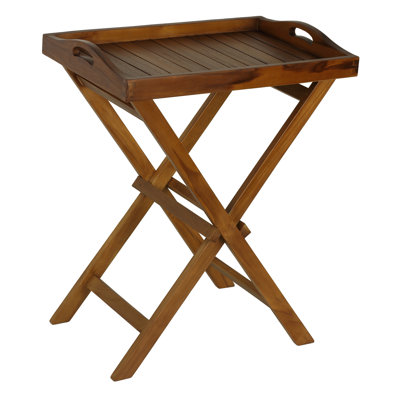 Solid Wood Side Table BareDecor