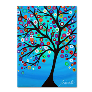 Tree Of Life Wall Art Wayfair Ca Dancing Tree Of Life Print On Wred Canvas