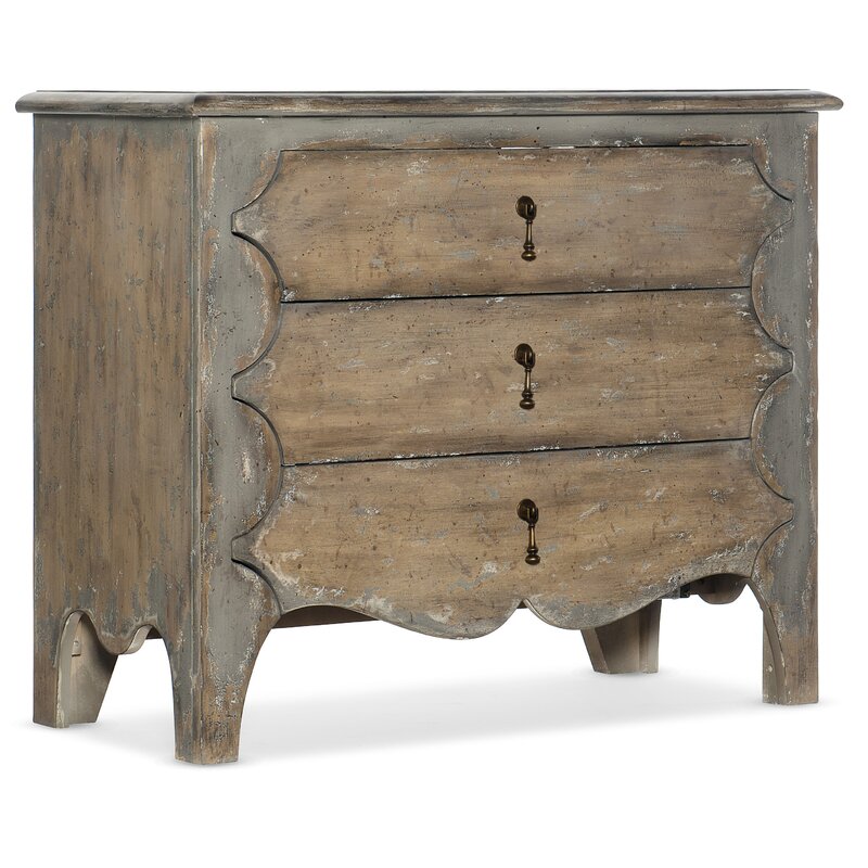 wood accent chest