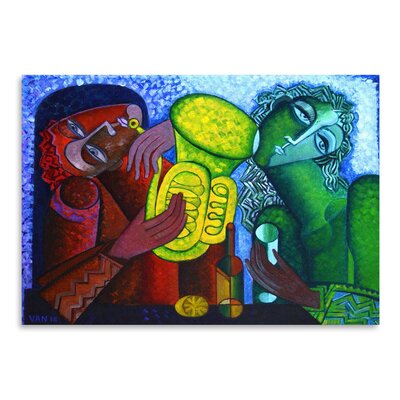 'Lovers' Print East Urban Home Format: Poster, Size: 8