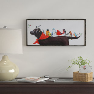 red wall art you ll love wayfair