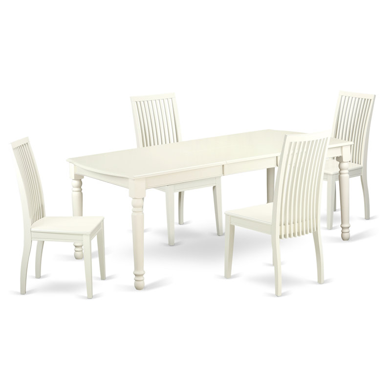August Grove Pimentel Solid Wood Dining Set Wayfair