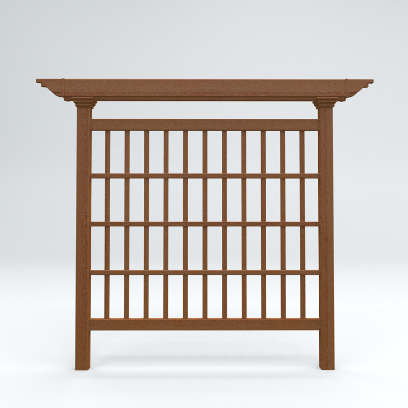 New England Arbors Colonial Composite Privacy Screen Vinyl Lattice Panel Trellis Reviews Wayfair The geometric shape brings the trellis installs easily by simply pushing its legs into the ground. colonial composite privacy screen vinyl lattice panel trellis