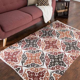 Damask Accent Rug Wayfair Roche Damask Motif Accent Hand Woven Burgundy Area Rug