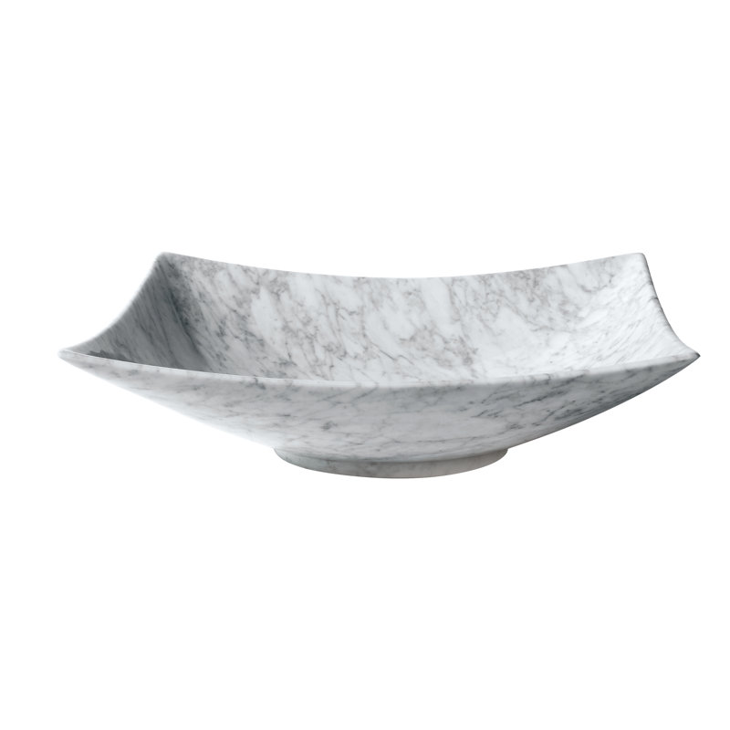 SVE510CW Stone Rectangular Vessel Bathroom Sink