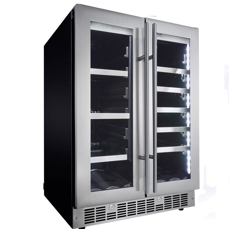 Danby Silhouette Professional 61 Cans 12 Oz Built In Beverage Refrigerator With Wine Storage Wayfair