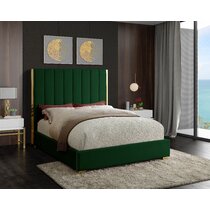 Emerald Green Velvet Bed Wayfair