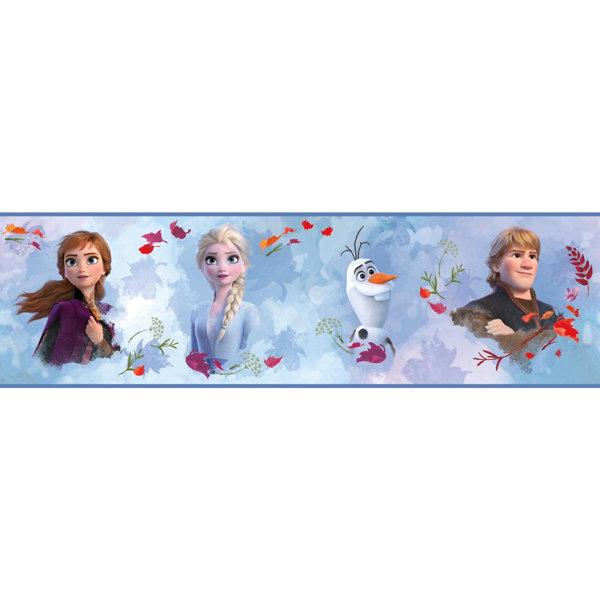 Room Mates Frozen 2 1 75 L X 5 W Smooth Wallpaper Border Wayfair
