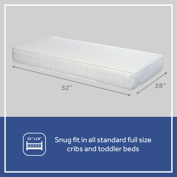 regular crib mattress size