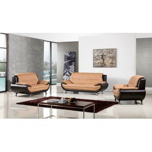 Kulp 3 Piece Standard Living Room Set by Orren Ellis