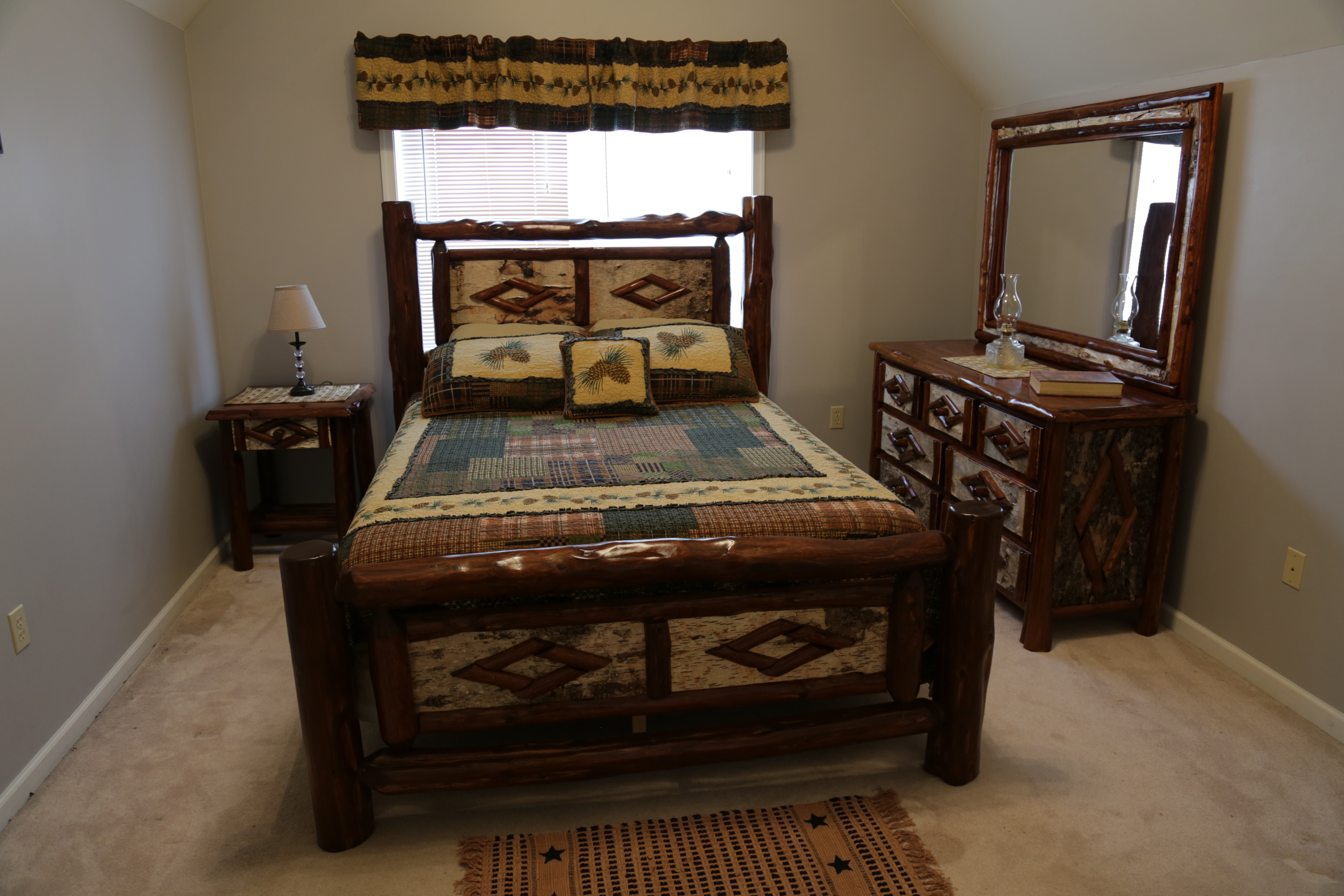 Loon Peak® Minehead Solid Wood Standard 4 Piece Bedroom Set Wayfair
