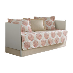 Coral Coast 5 Piece Twin Daybed Quilt Set by Laura Ashley Home
