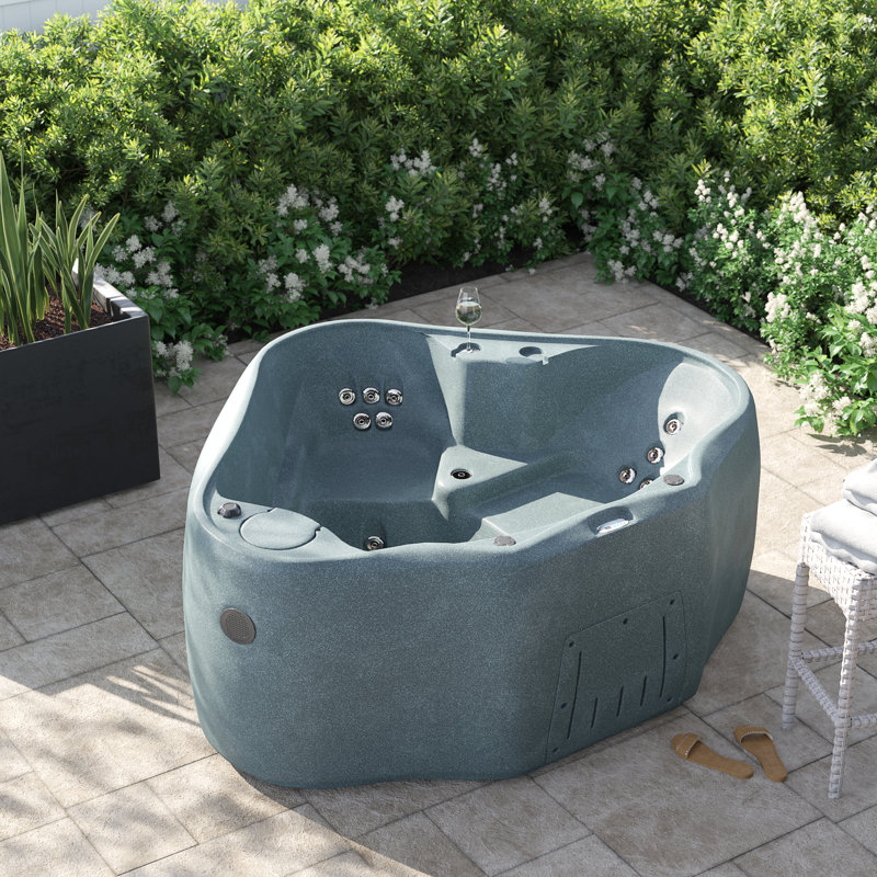 Select 300 2-Person 20-Jet Plug and Play Hot Tub with LED Waterfall