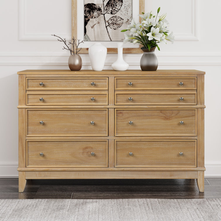 Light wood double dresser Outlet