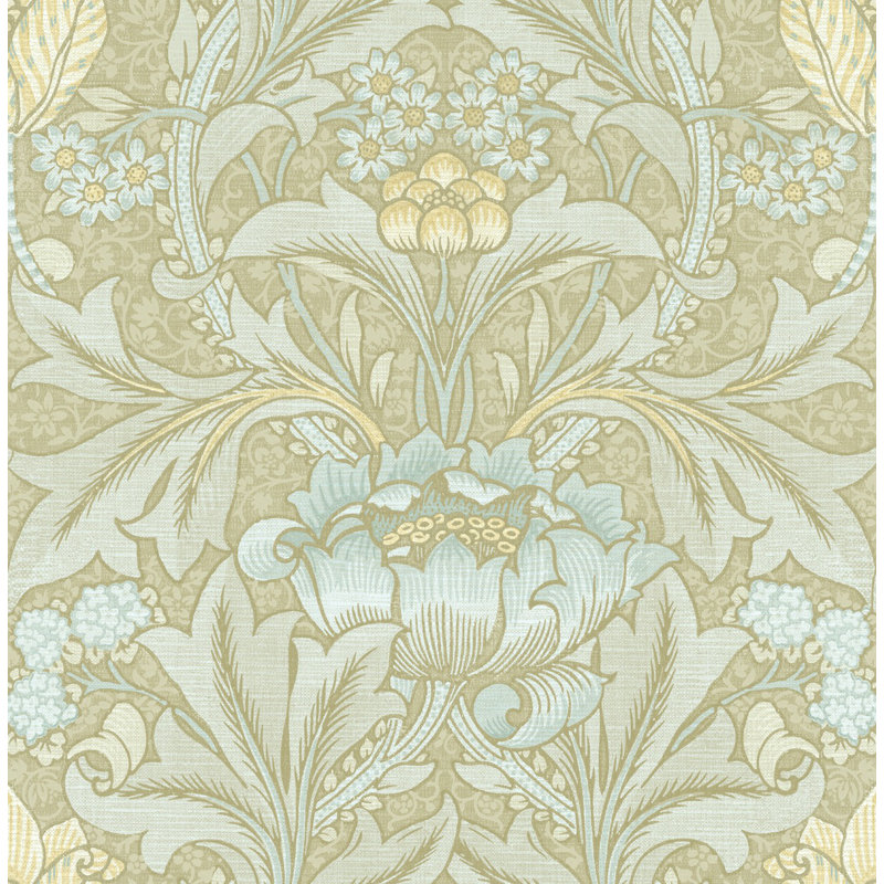 Latitude Run Anette Morris Flower 33 L X 20 5 W Smooth Wallpaper