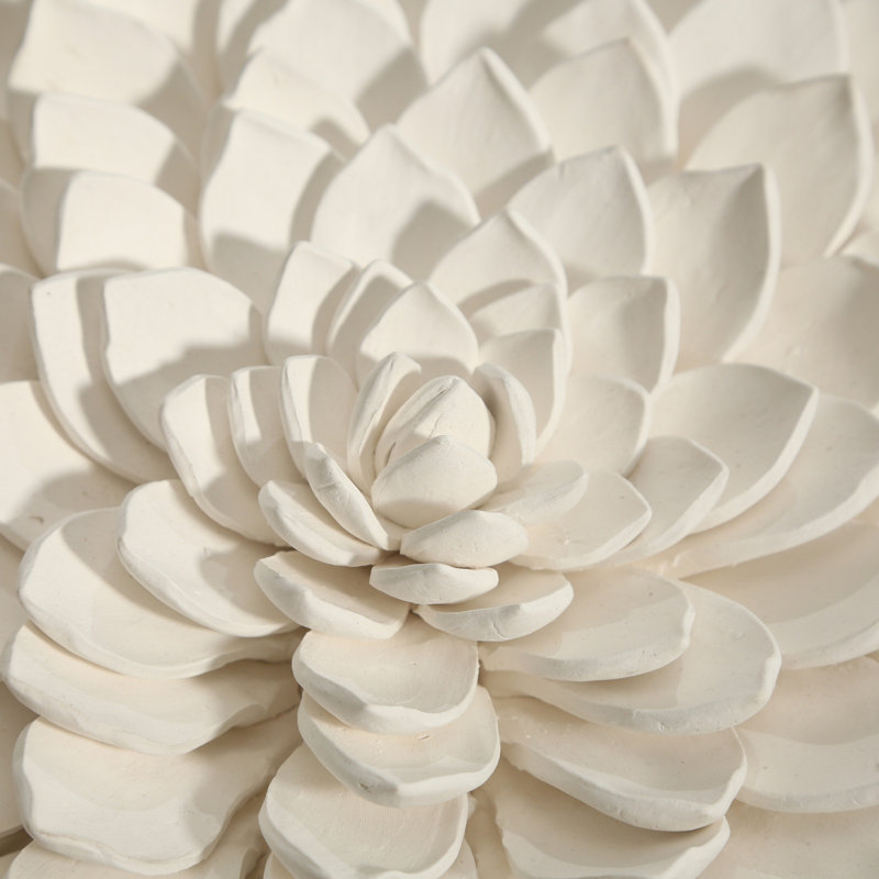 House Of Hampton Porcelain Flower Wall Decor Wayfair