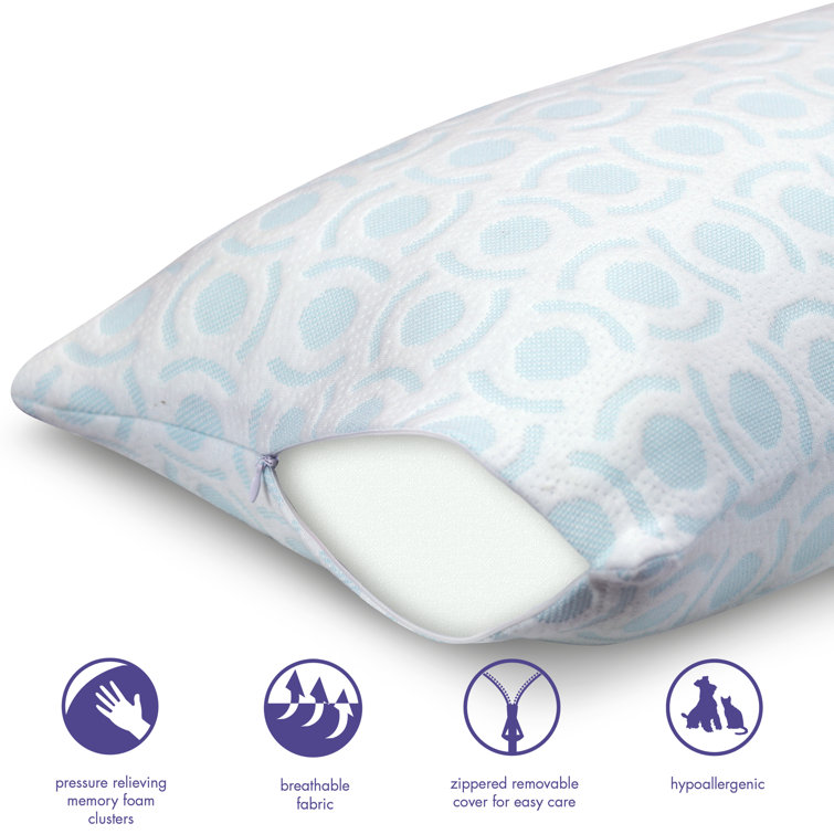 extra large memory foam pillow