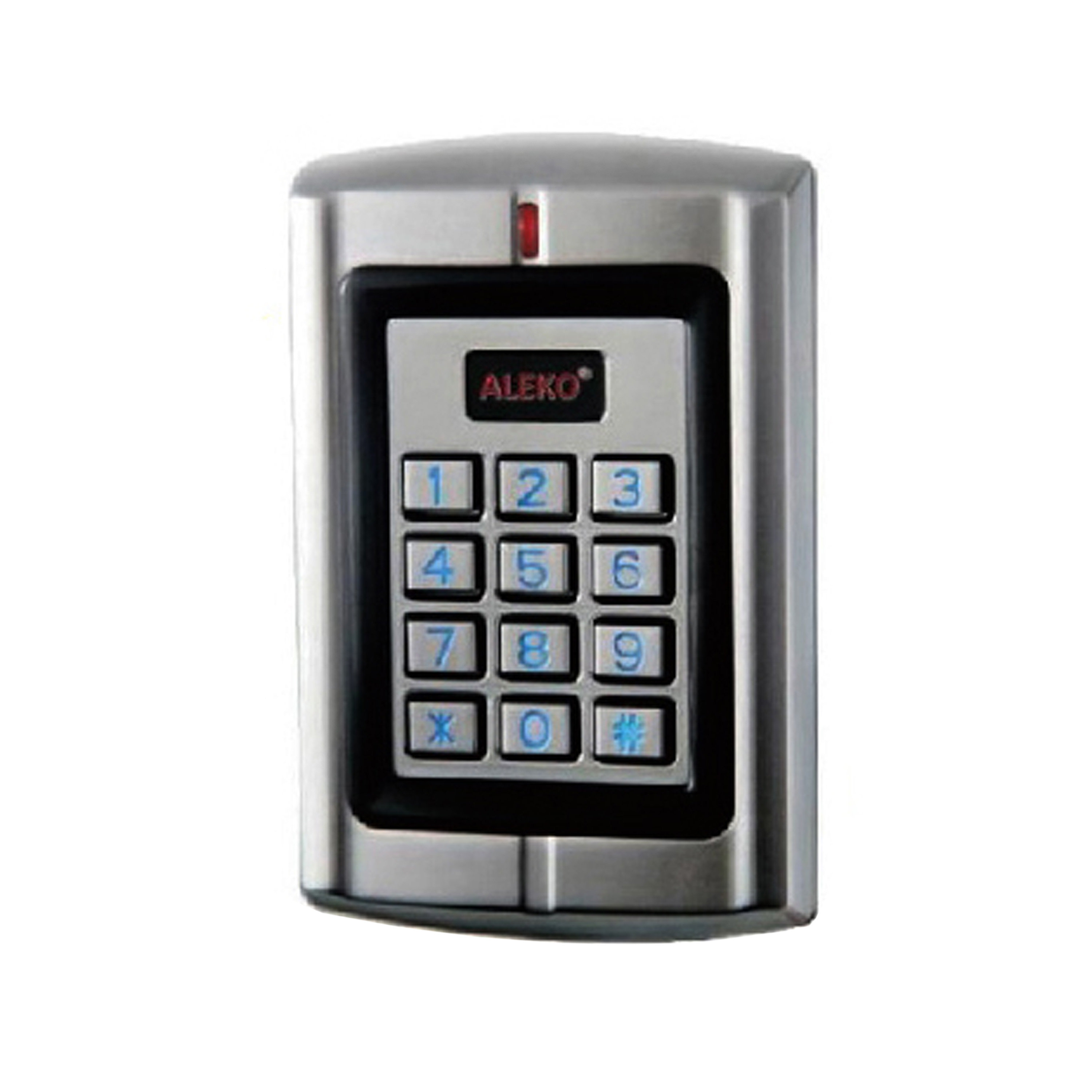 ALEKO Universal Wired Metal Alloy Two Door Control Keypad Panel for Gate Openers with Backlight