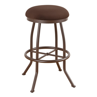 Hunley 26 Swivel Bar Stool Red Barrel Studio Frame Finish Sun