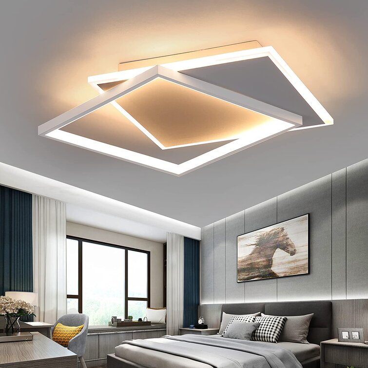72W LED Acryl Deckenleuchte Deckenlampe Wandlampe Dimmbar Design Gästezimmer Top