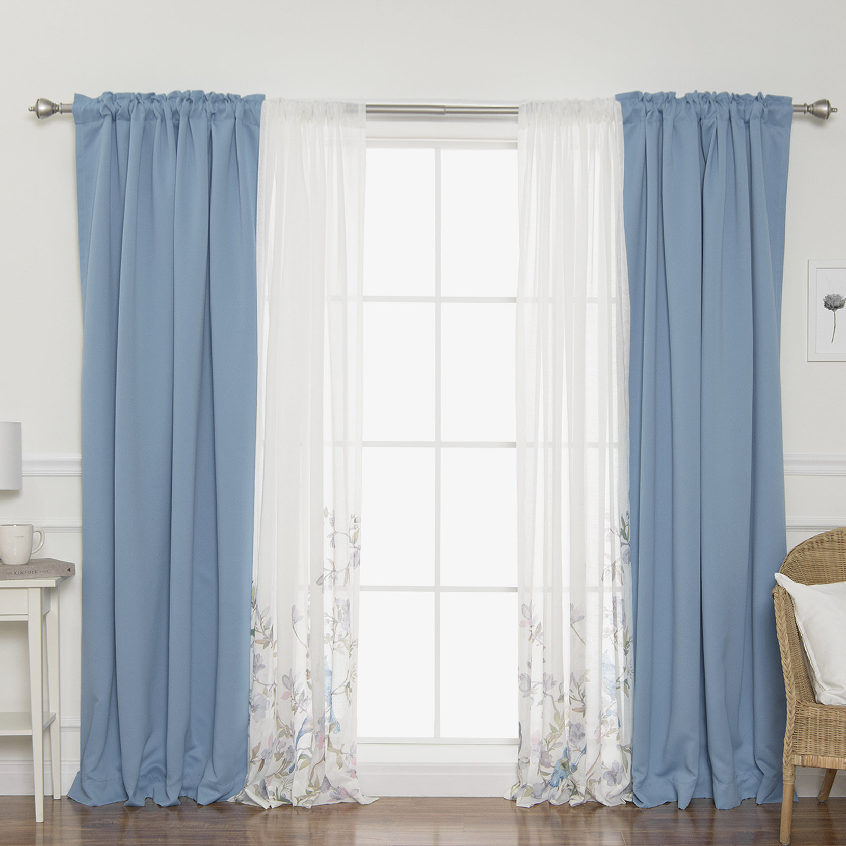 One Allium Way Axelson Mix And Match Bird Solid Sheer Thermal Rod