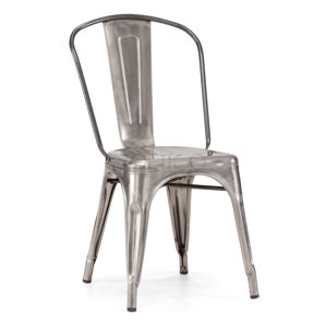 Sheree Silver Metal Side Chair (Set of..