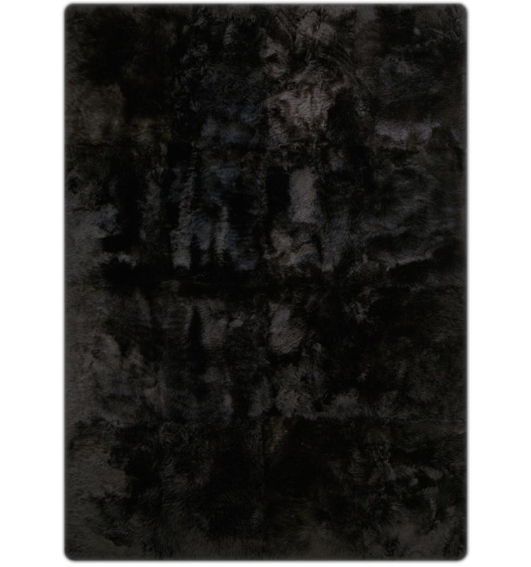 Pure Rugs Patagonia Sheepskin Dark Brown Area Rug Wayfair
