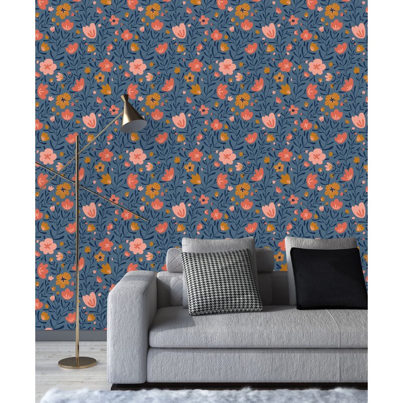 Dakota Fields Coogee Floral Wallpaper | Wayfair