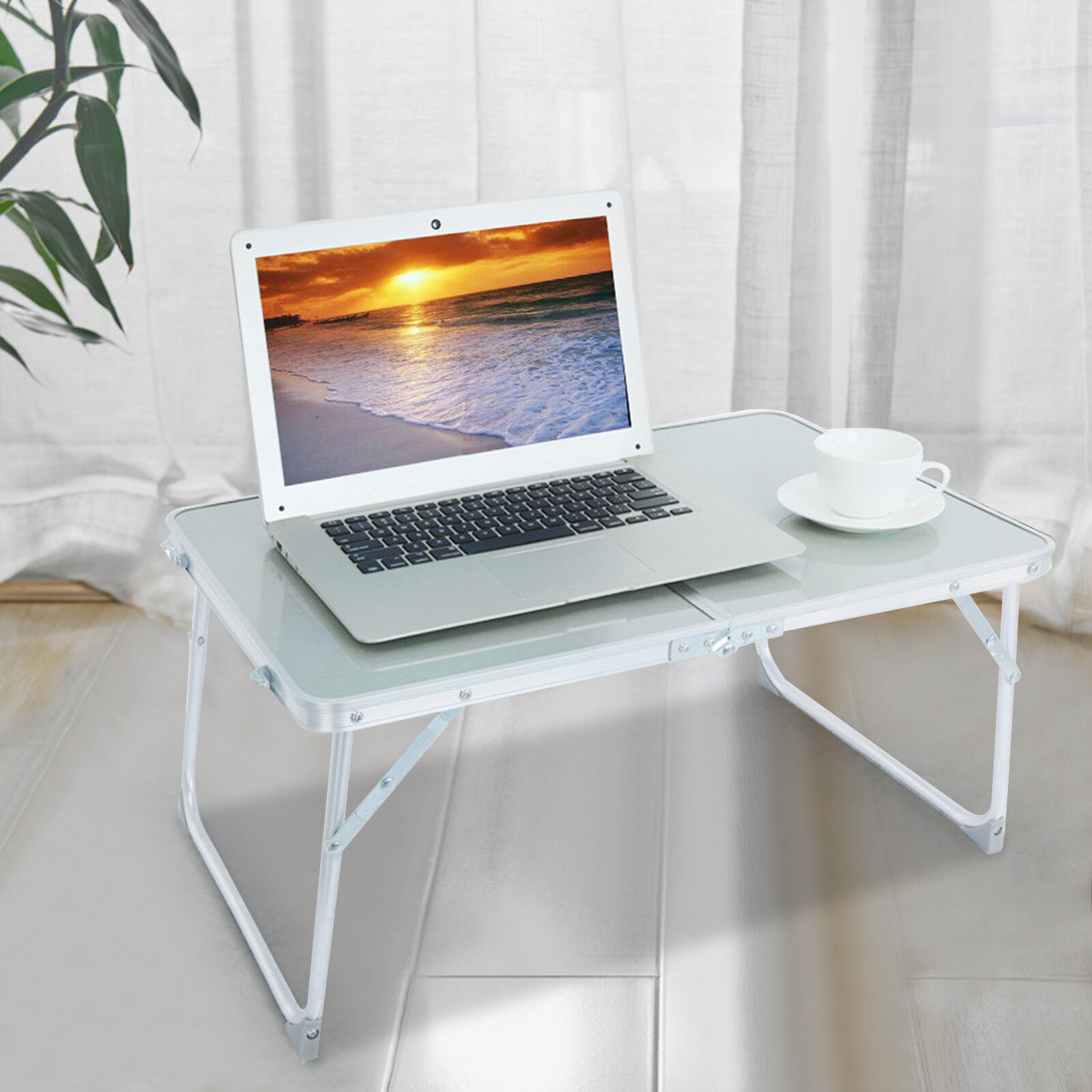USA Large Bed Tray Foldable Portable Multifunction Laptop Desk Lazy Laptop Table 