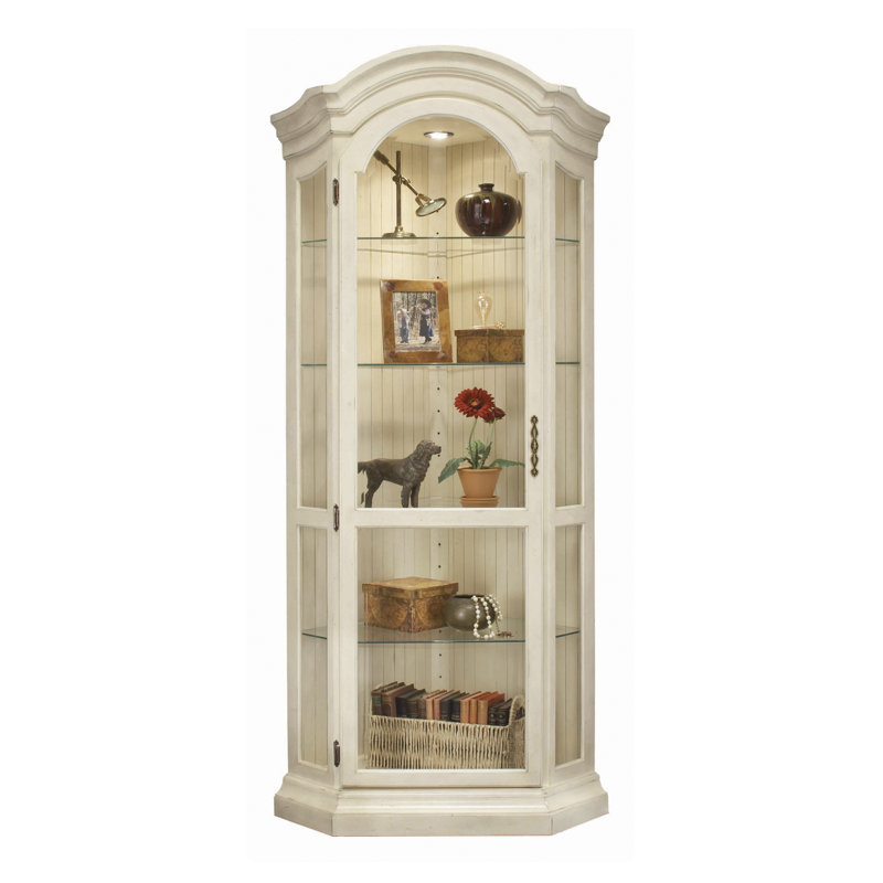 Colortime Panorama Corner Curio Cabinet Reviews Joss Main Colortime Panorama Corner Curio Cabinet