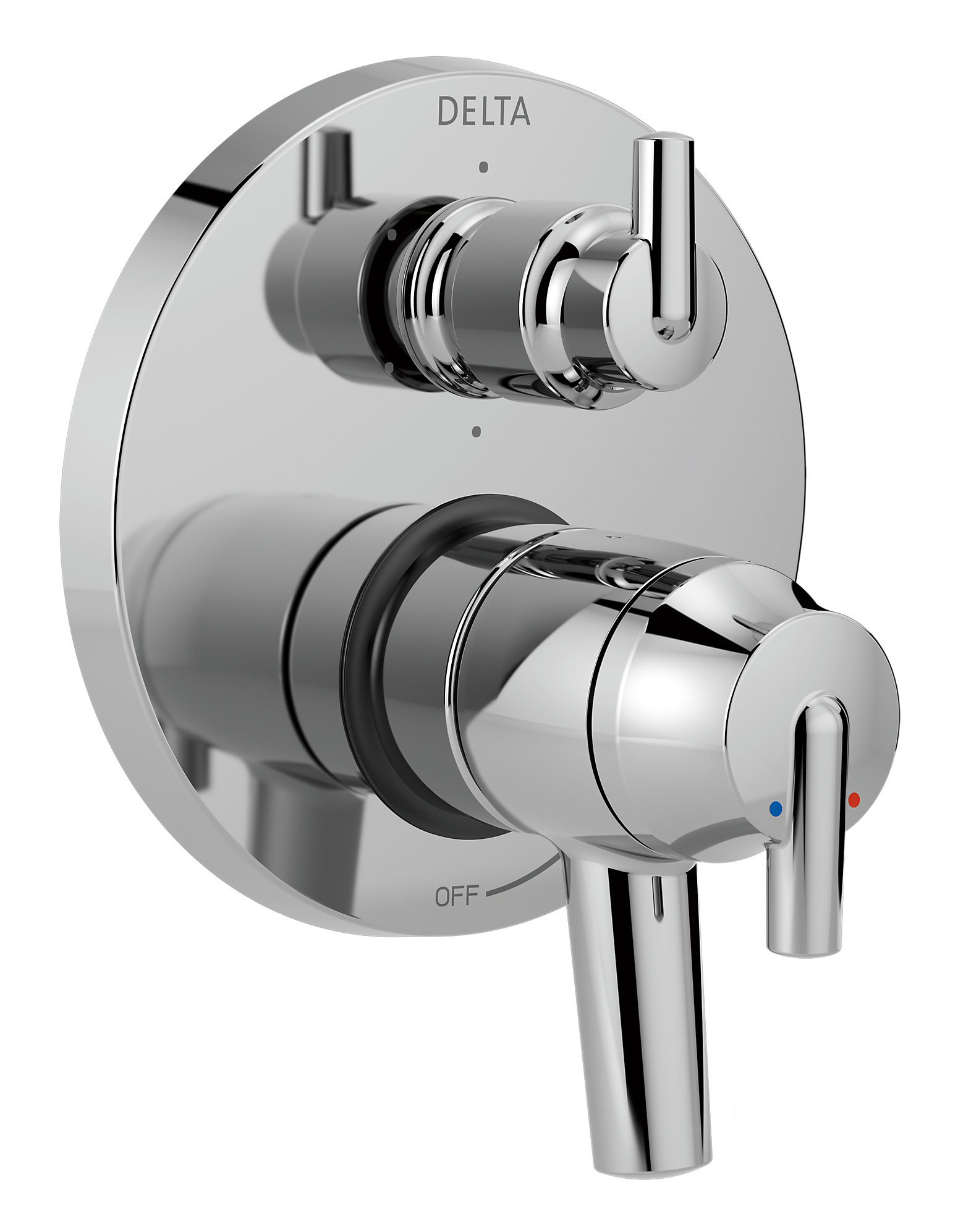 T27959 Ss Rb Delta Trinsic Pressure Balance Monitor 17t Series Valve Trim With Double Handle Reviews Wayfair