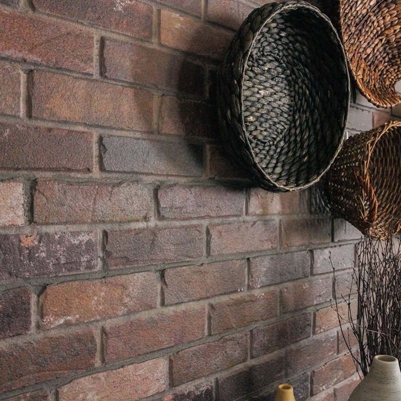 Ninth Vine Brick 5 75 X 45 Peel And Stick Engineered Wood Wall